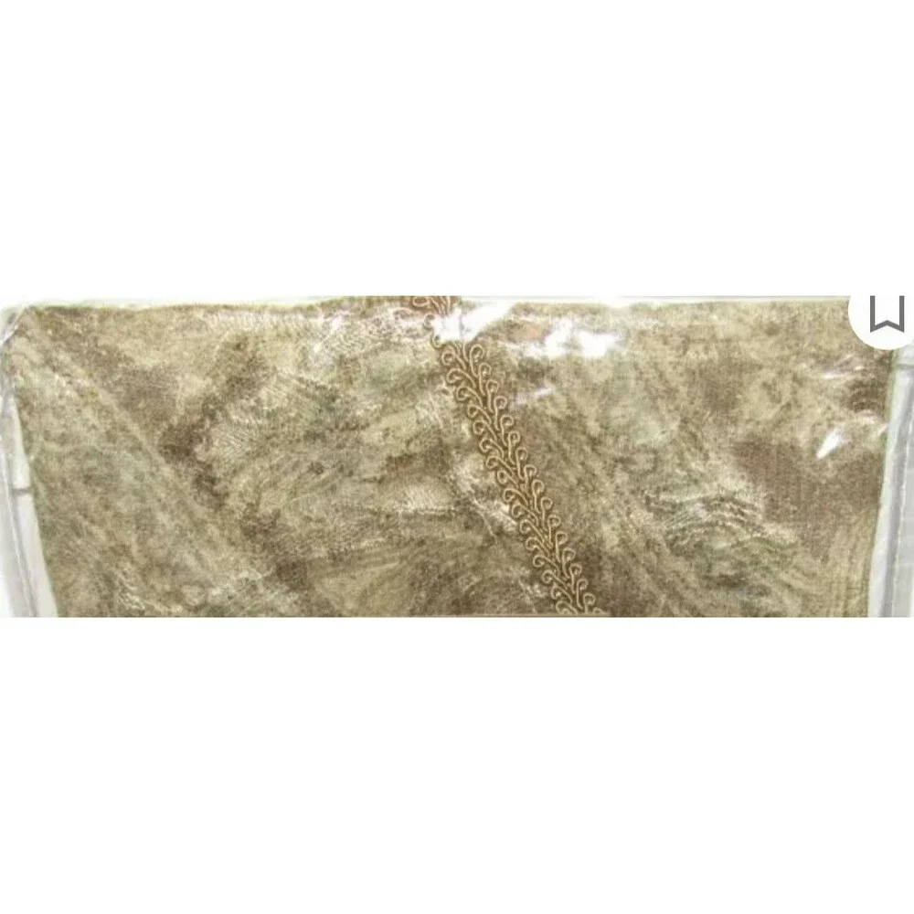 Royal Velvet Opus Ascot Rod Pocket Valance 50 W x 23 L Fawn Valances Brown Tone